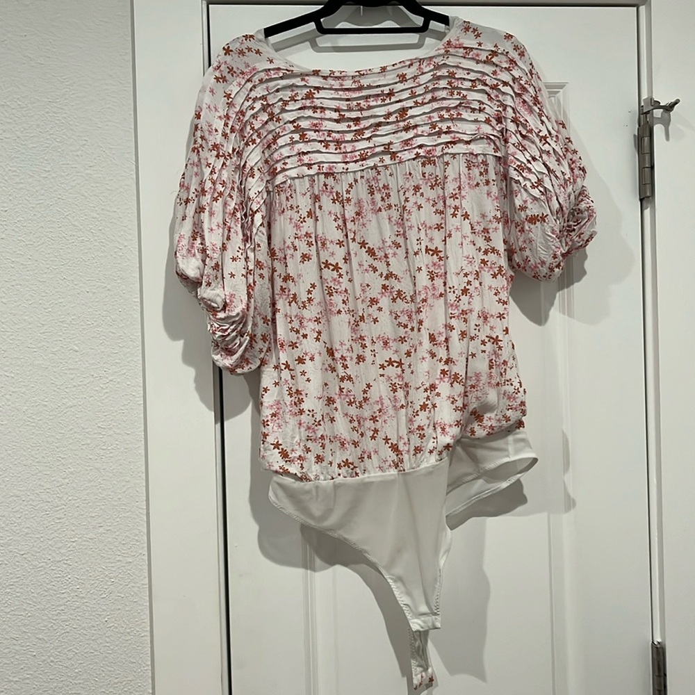 Free people floral body suit
